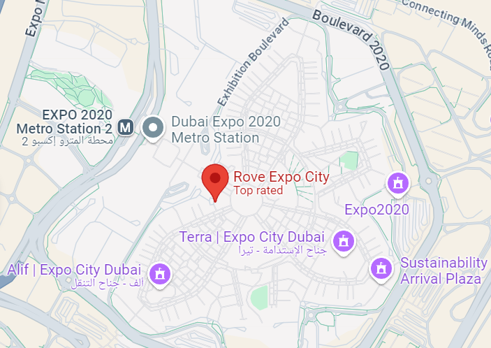 Rove Expo 2020 - Map
